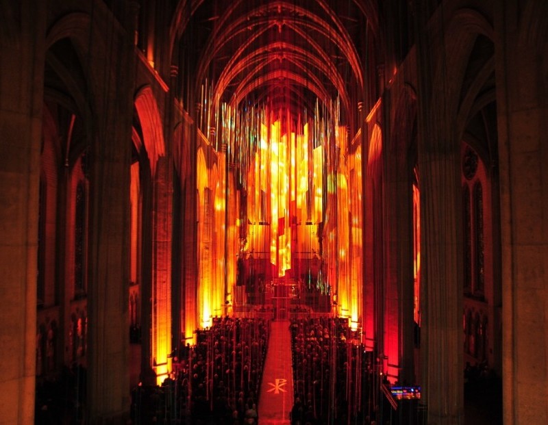 Rendkívüli látvány a Grace Katedrálisban